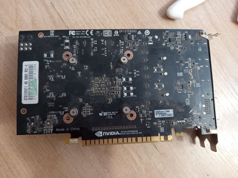 Видеокарта Gtx 1050ti