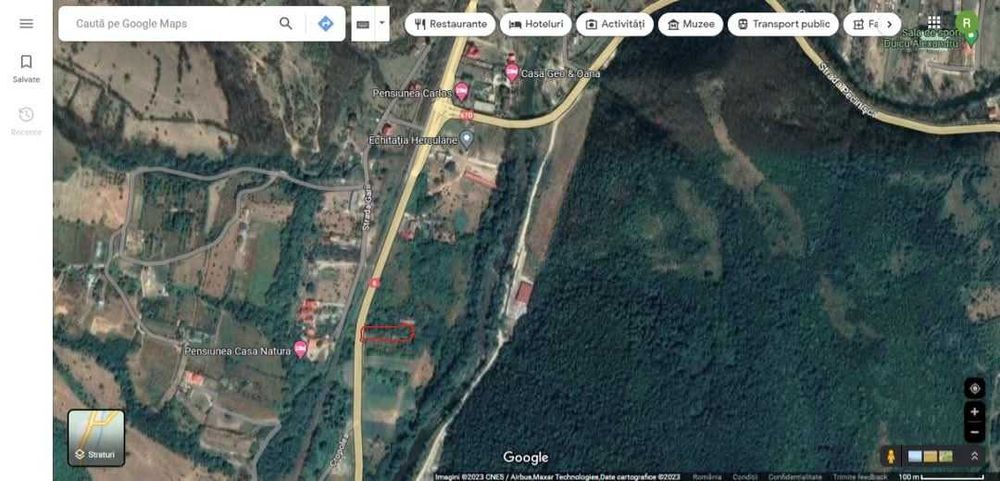 Teren  intrare Herculane ,E70.