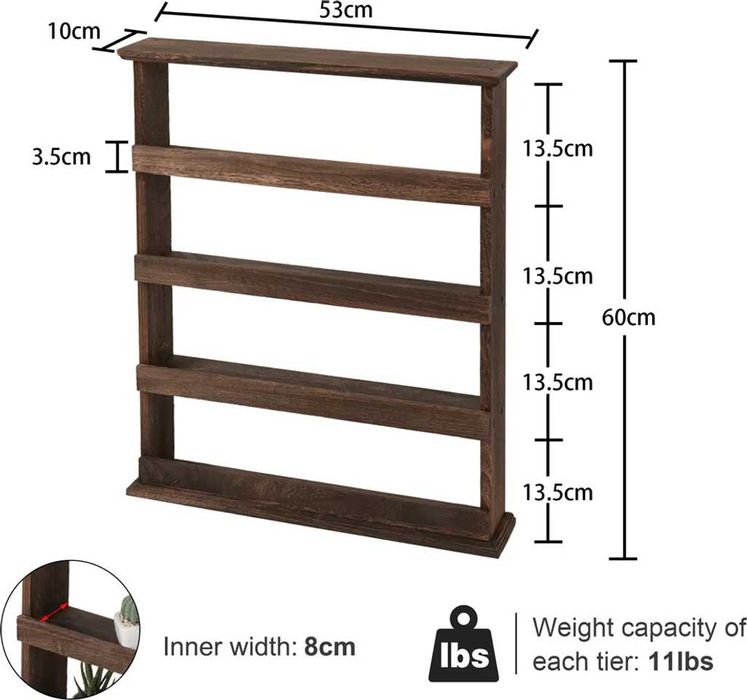 ПРОМОЦИЯ Стенен рафт с 4 нива – UNHO JJ-ZZ116
