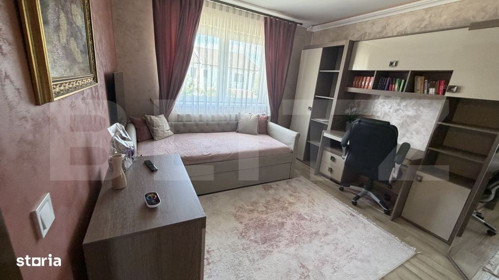Duplex 120 mp utili 3 dormitoare Teren 380 mp Mobilat si utilat Dealul