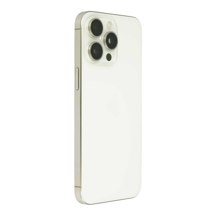 Magazin Apple | iPhone 15 Pro Max | Excelent | White Titanium | 256GB | 100% | Garantie | smilemobile.ro