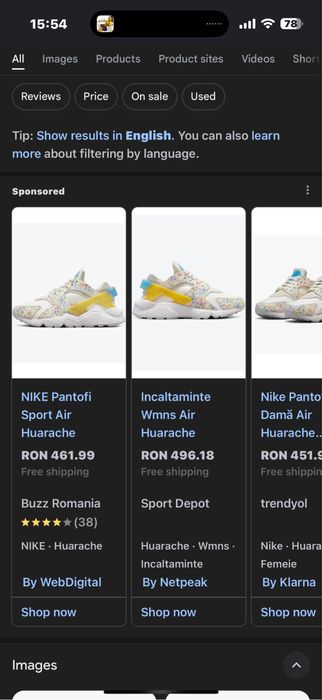 Nike Air Huarache dama, marime 41
