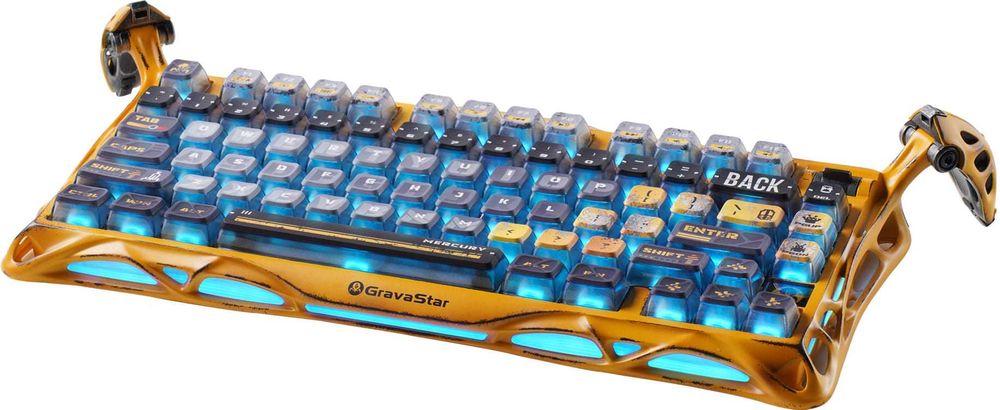 ; Клавиатура Gravastar Mercury K1 Pro (Battle Worn Yellow)