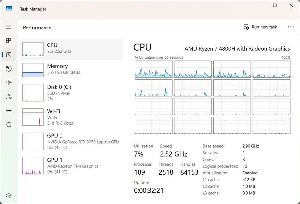 Laptop Gaming Asus ROG G513 RTX3050 16GB RAM 1TB SSD