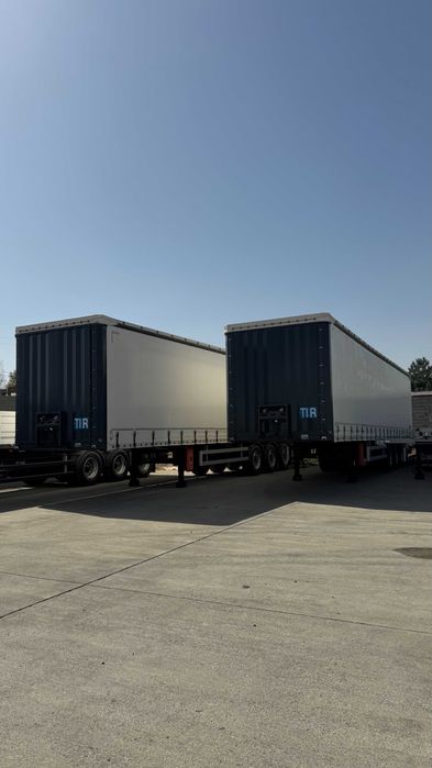 Полуприцеп тентовый объём 92 куб.м