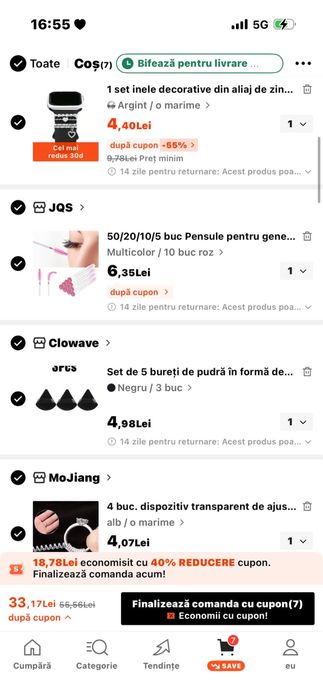 Vand caciula de dama din blana