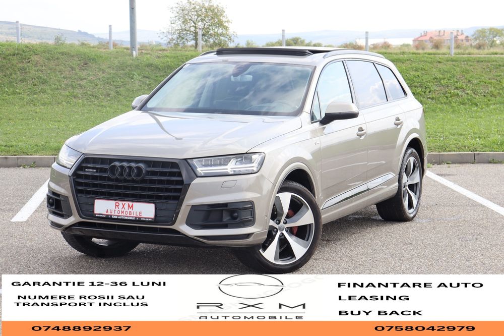 Audi Q7 S-Line Quattro!Soft close uși!Night vision!Ventilație!Rate!