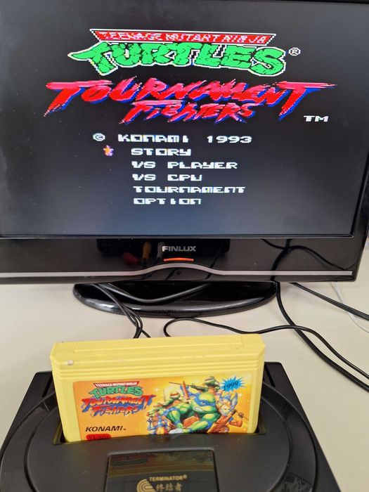 Turtles Tournament Fighters, caseta discheta clasica cu joc consola TV