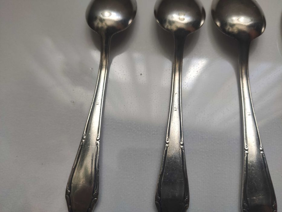 Lingurite vechi argintate