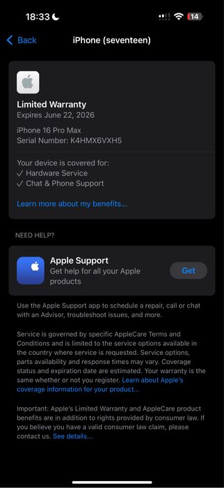 Iphone 16 pro max 256gb