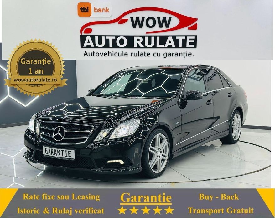 Mercedes-Benz E 2010 2.2D E5 Garantie 12 Luni Rate Avans 0 Doar Cu Buletinul