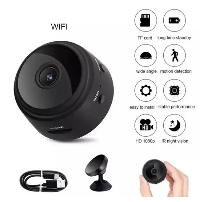 Мини WiFi IP скрита шпионска камера A9