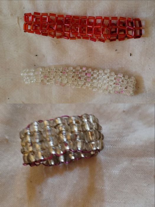 Бижутерия браслет цепочка крестики бисер бусы