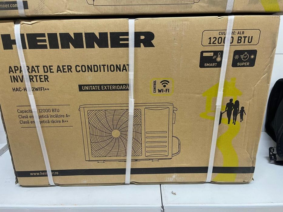 Aparat de aer conditionat Heinner 12000 BTU, Clasa A++, -T-