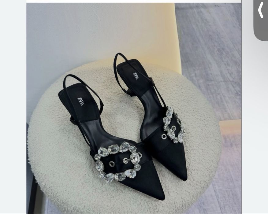 Туфли зара черные