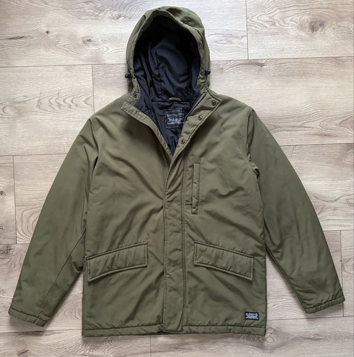 Geaca Parka LEVIS cu Gluga Verde Barbati | Marime M