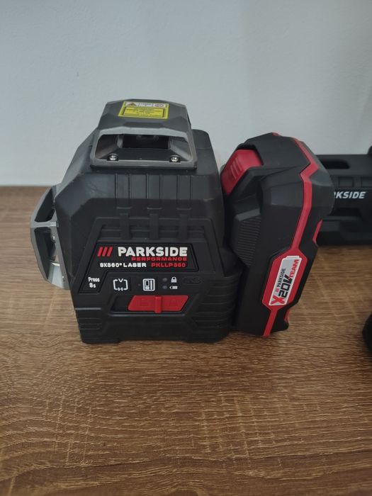 Nivelă laser Parkside Laser verde3x360°
