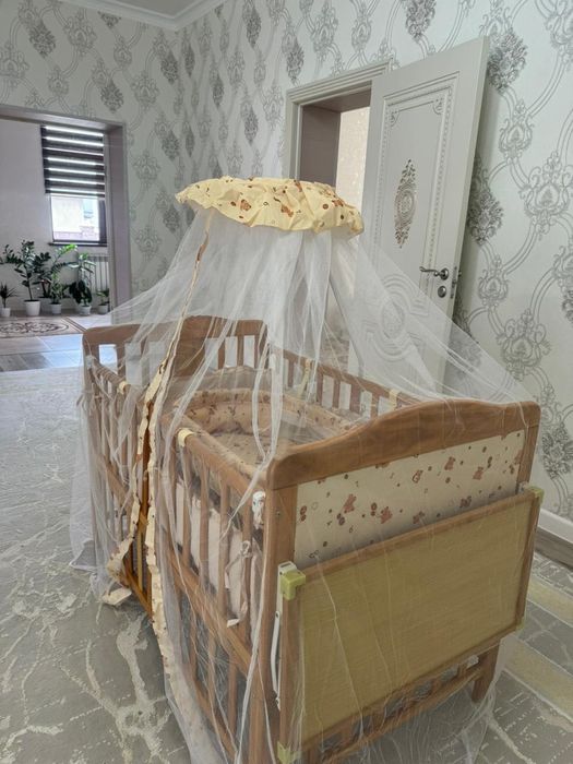 Детский манеж в хорошем состоянии