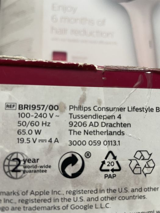 Фотоепилатор philips