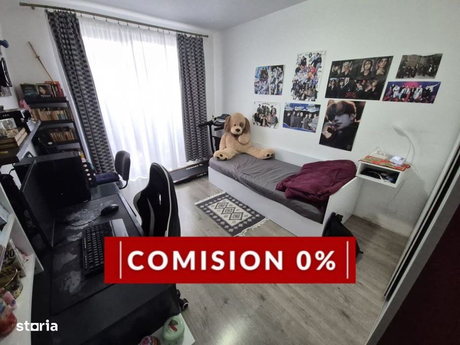 Apartament 2 camere, 51mp, decomandat, gradina, parcare, Floresti