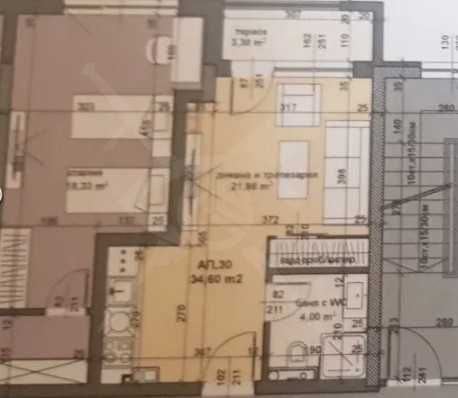 Продава се Едностаен апартамент в Пловдив, Тракия - 40 кв.м за 1190 €/кв.м - Снимка #2