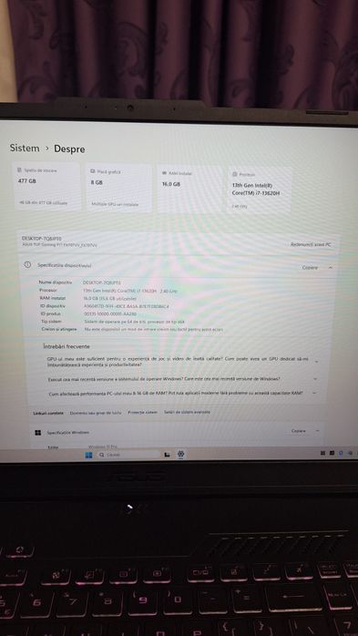 Laptop Gaming Asus TUF F17