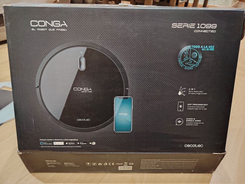 Прахосмукачка робот Conga 1099 Connected