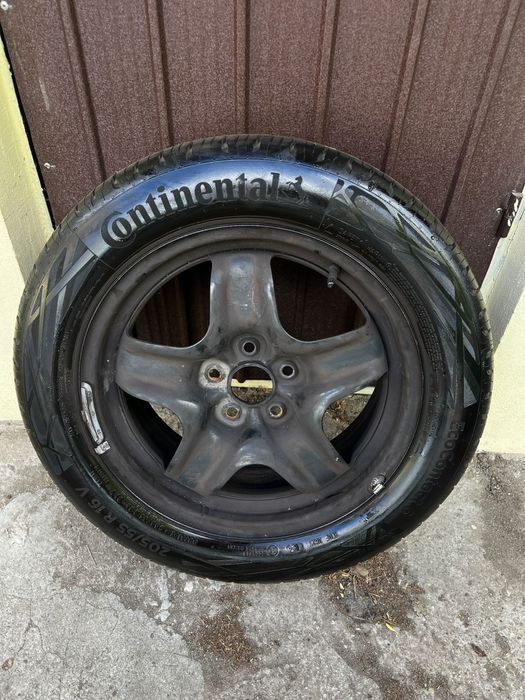 Jante Opel Astra K 5x105 cu anvelope 205/55 R16 Continental vara ca noi!