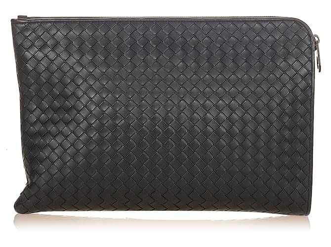 Оригинална кожена чанта - клъч,  Bottega Veneta