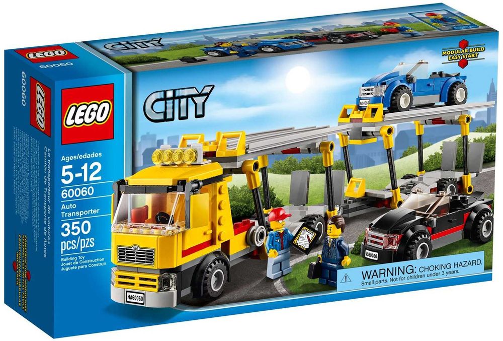 LEGO 60060 Transportor de autoturi și Masina de tractare 60056