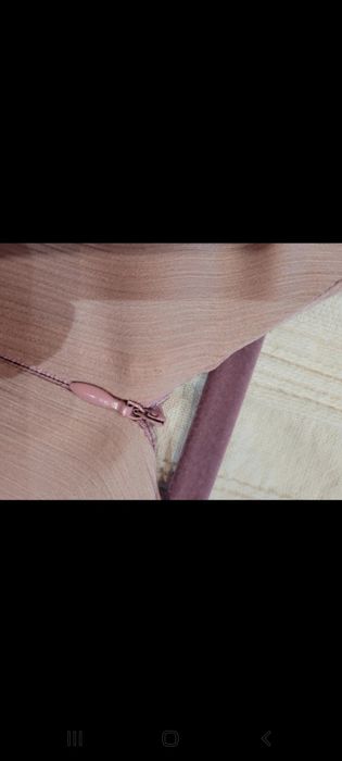 Rochie de ocazie, roz pudra sidefat.