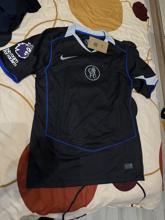 Tricou Chelsea Palmer 3rd kit negru fotbal