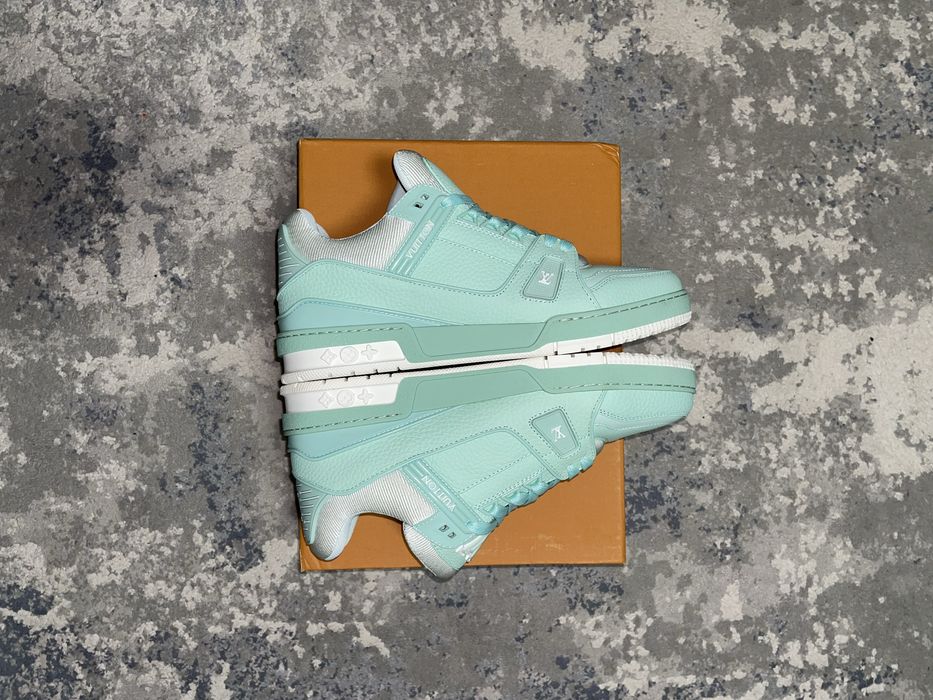 Louis Vuitton Trainer Green Mint White