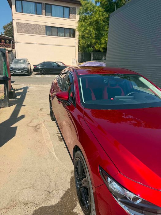 Mazda 3 sedan soul red