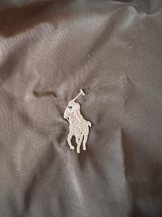 Мъжко,черно яке Ralph Polo с бродирано лого ГОЛЕМИ РАЗМЕРИ