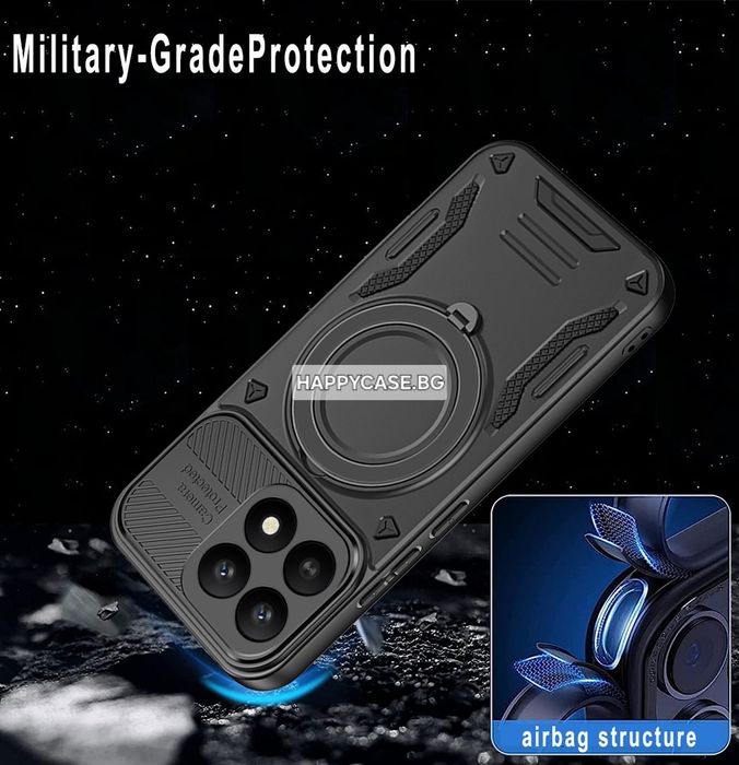 Xiaomi 17T Pro / RING ARMOR Удароустойчив кейс гръб с пръстен