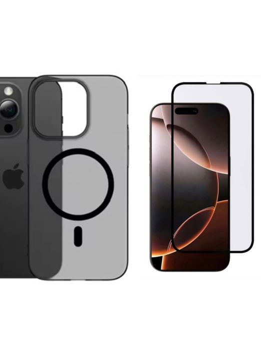 Iphone 13/14/15/16/17 PRO MAX PLUS Husa Thin Magsafe + Folie Sticla