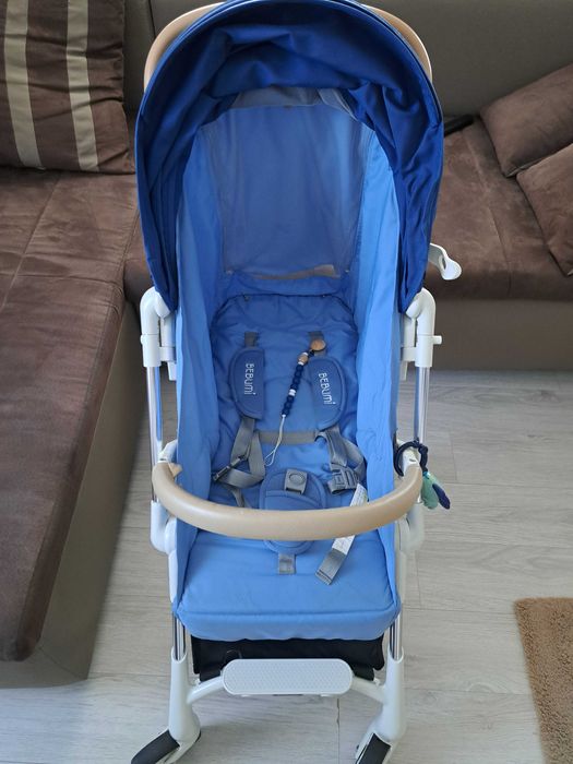 Carucior Bebumi cu lumini de noapte Spotlight Blue