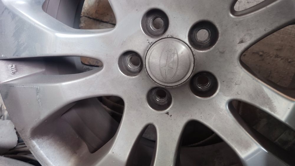 Диски Субару титановые