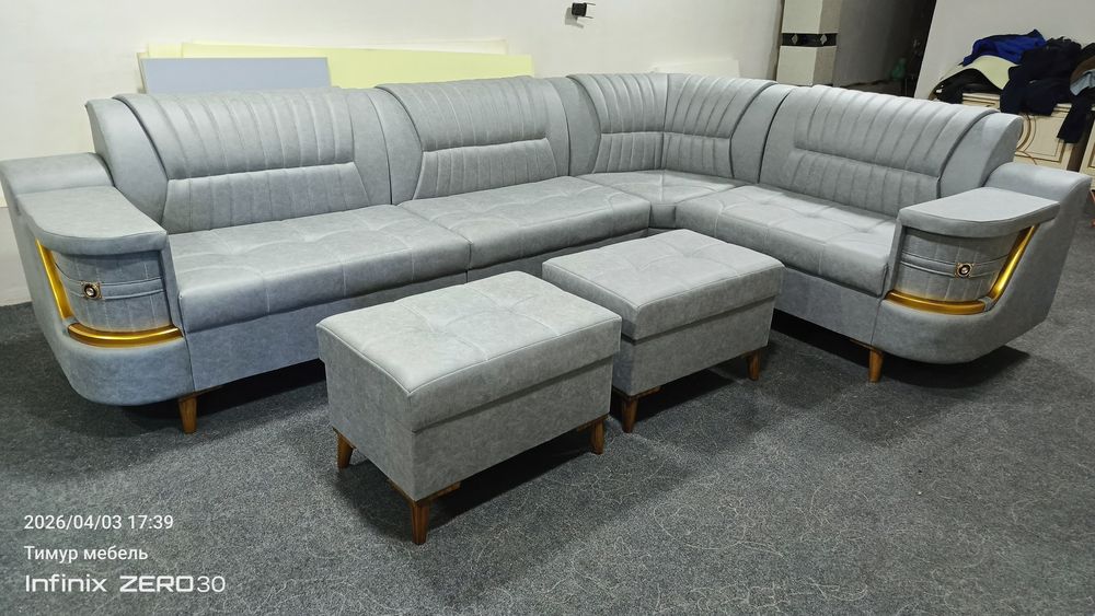 Новый большой гостиный уголок на заказ