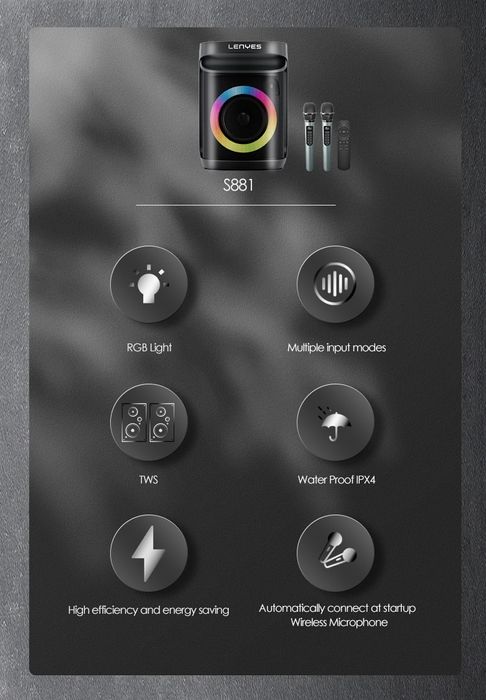 Lenyes S881 karaoke kalonka