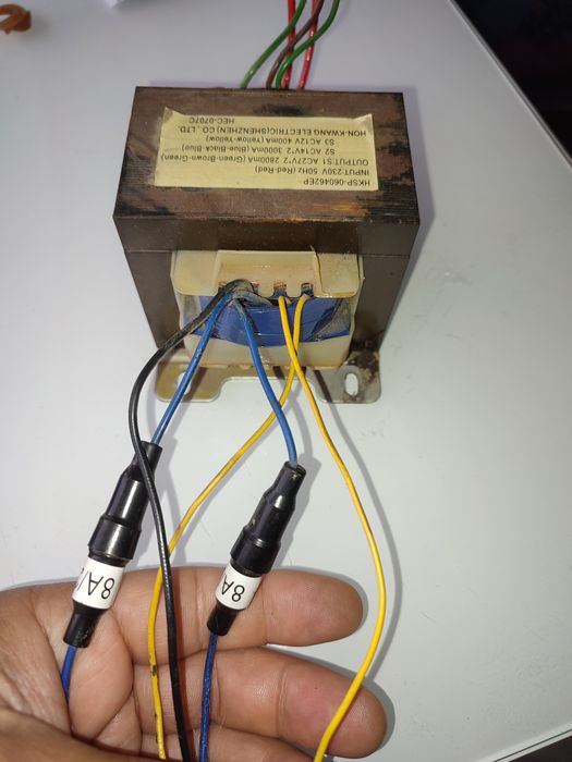 Transformator trei voltaje 27-14-12!