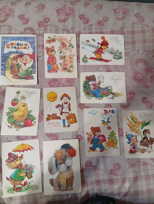 Продам открытки сов