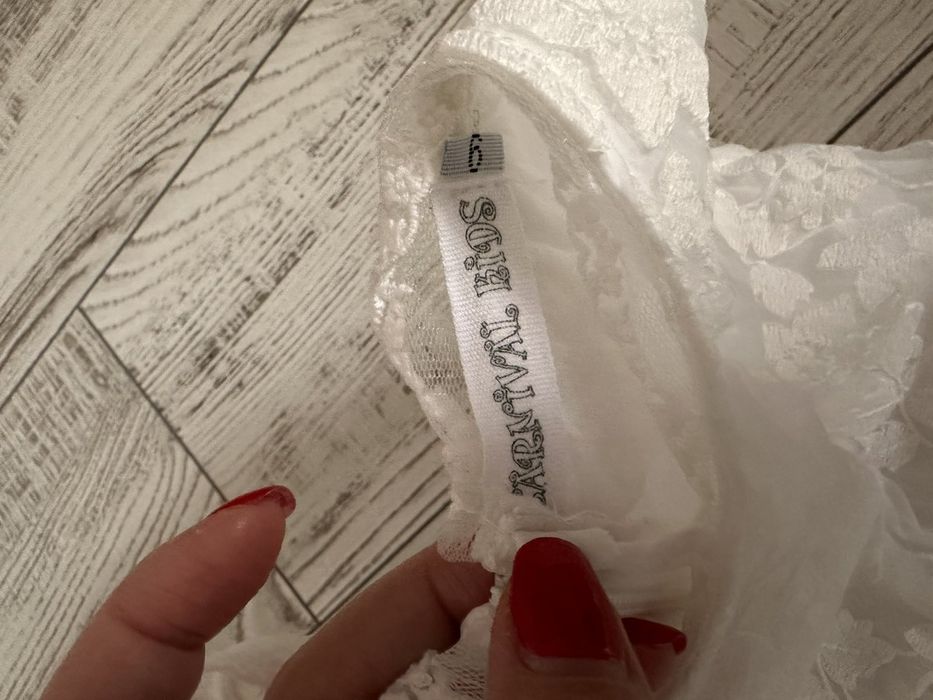 Сет детска рокля с жилетка размер 3-4 год.