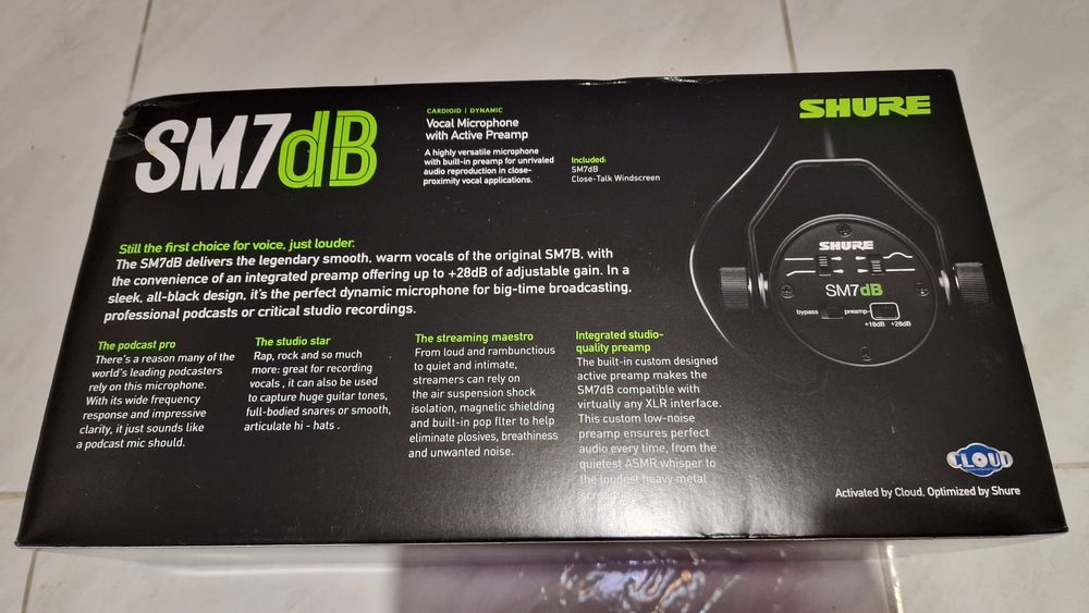 Микрофон Shure SM7dB XLR