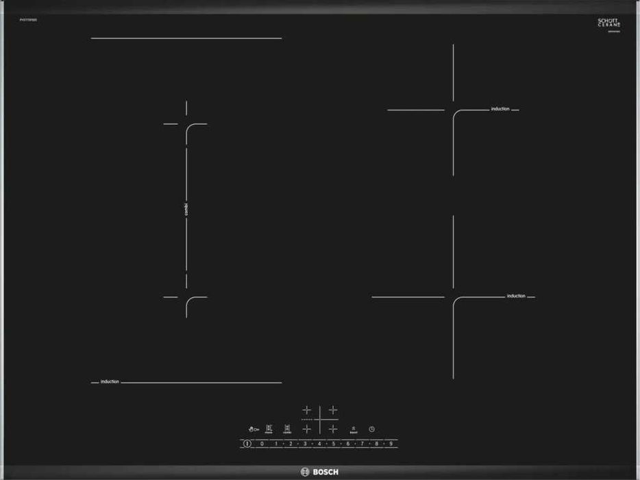 Индукционен плот BOSCH PVS775FB5E, 70 см