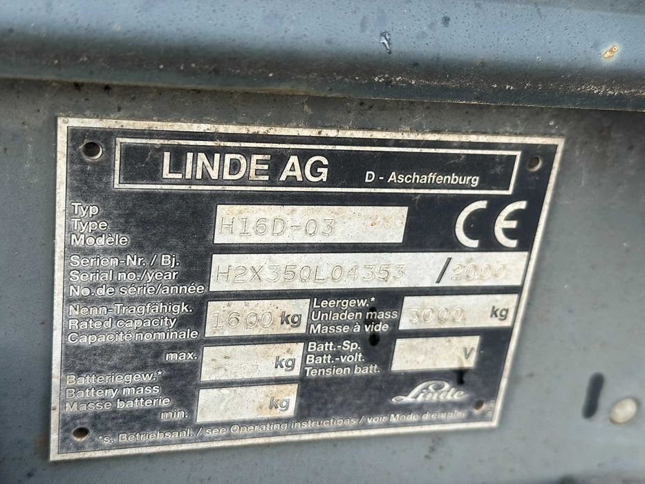 Dezmembrez stivuitor LINDE H16D