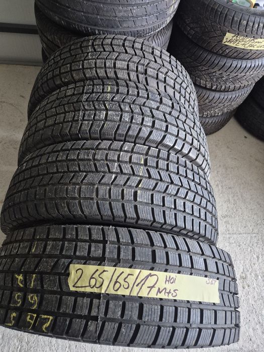 Vând cauciucuri 265/65/17 M+S 4×4 //GEO-TRACK set complet noi nouțe  imp Germania