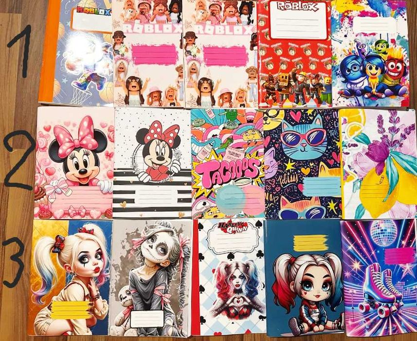 Красиви тетрадки - широки редове, А5