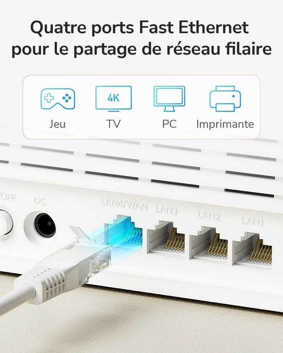 Cudy N300 4G LTE WiFi модем със слот за SIM карта